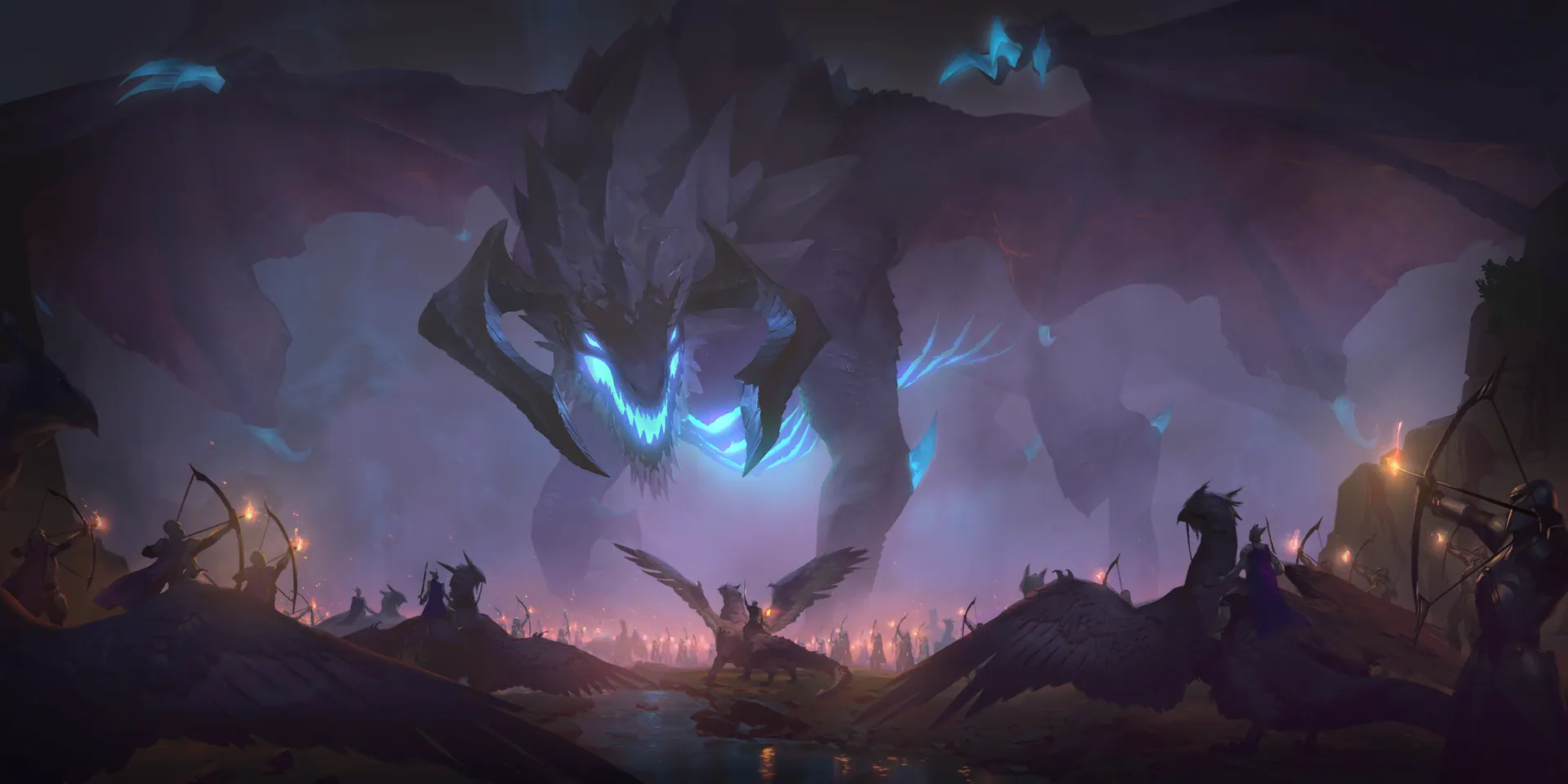 Legends of Runeterra artwork of the Elder Dragon, VOP Elder's namesake