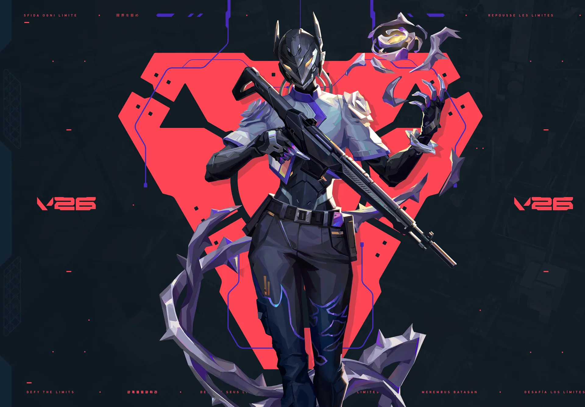 VALORANT artwork of Vyse, VOP White's featured agent